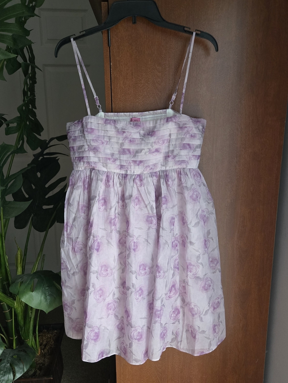 miami Lavender Floral Mini Dress